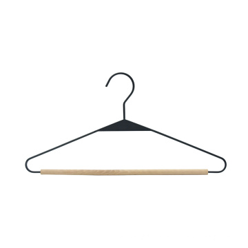 Manufacturer high quality black solid metal wire Hanger,rose gold hanger garment hanger for clothes